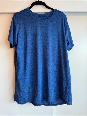 Patagonia Blue Heather Short Sleeve Crew T-Shirt Women’s XL